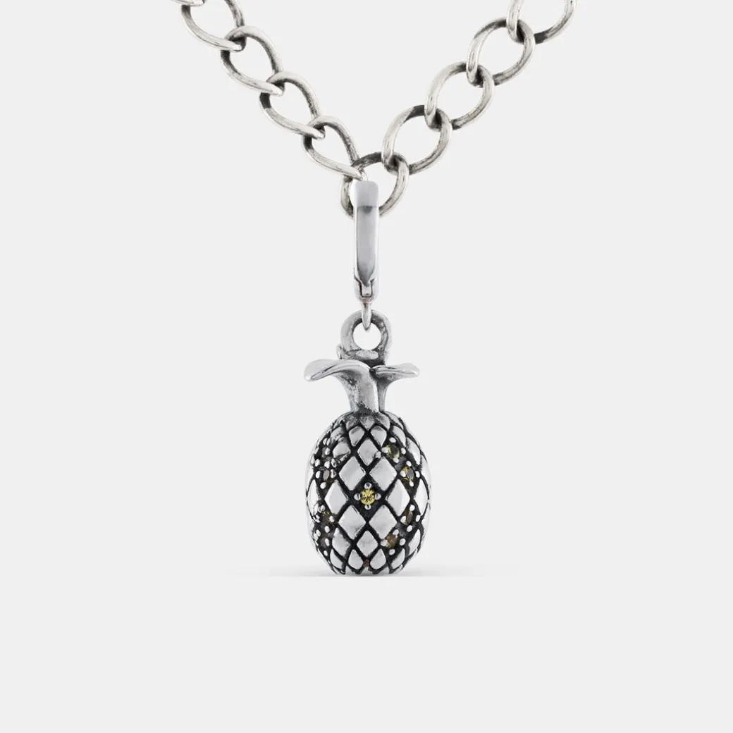 Silver Pineapple Pendant