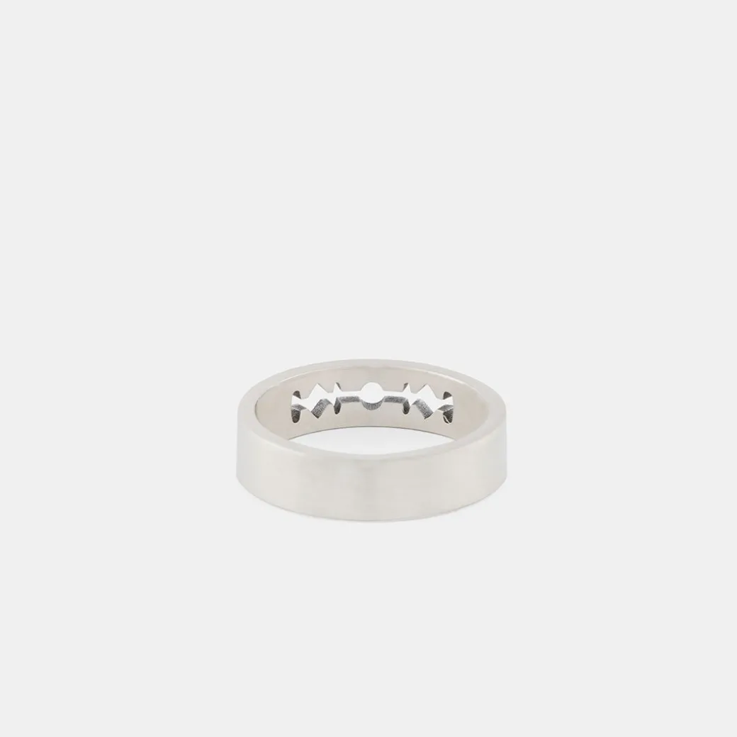 Silver Razor Ring