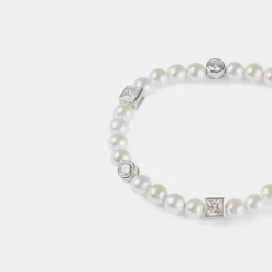 Silver Regal Pearl Bracelet