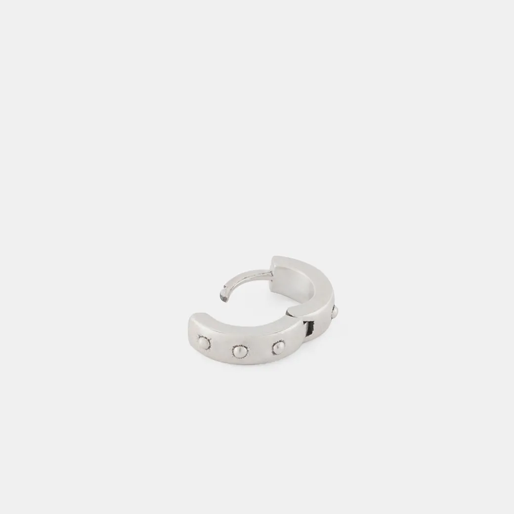 Silver Rivet Earring