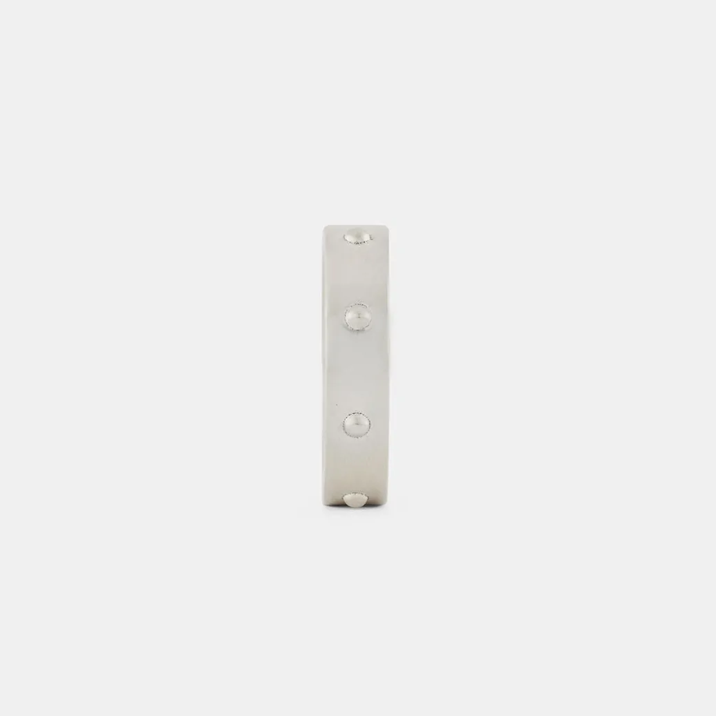 Silver Rivet Ring