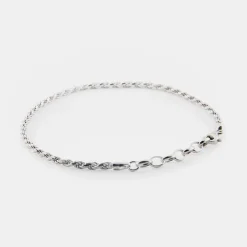 Silver Rope Bracelet