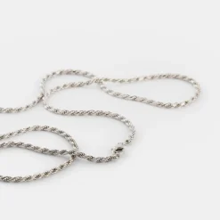 Silver Rope Necklace
