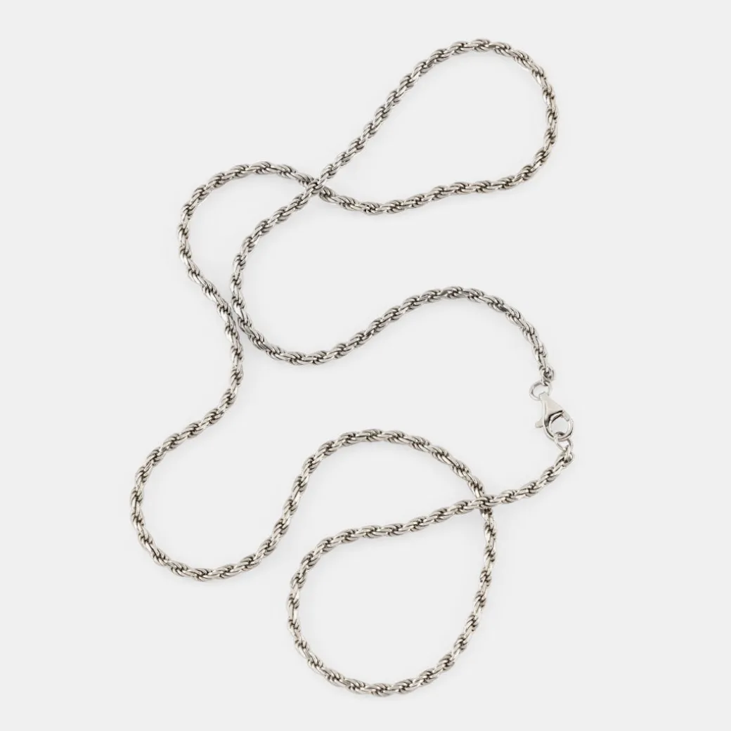 Silver Rope Necklace