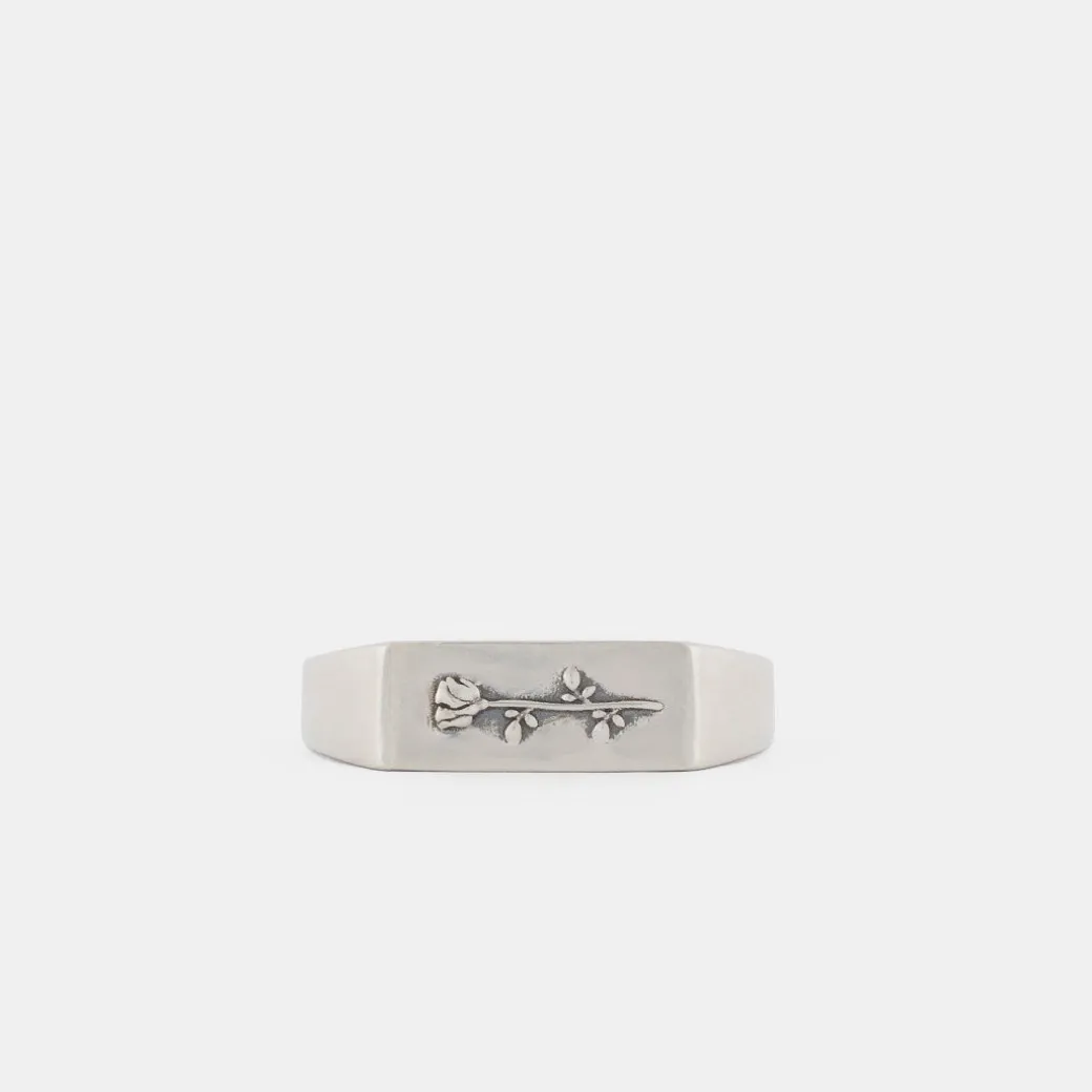 Silver Rose Ring