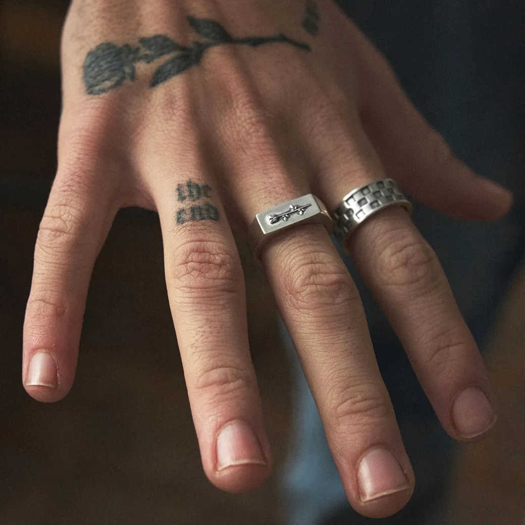 Silver Rose Ring