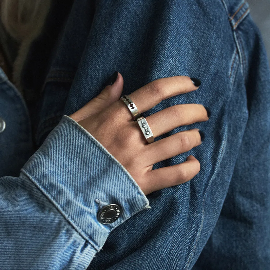Silver Rose Ring
