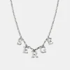 Silver Serge Alphabet Necklace