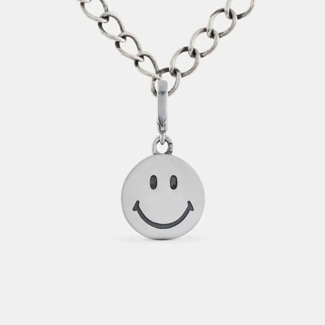 Silver Smiley Pendant