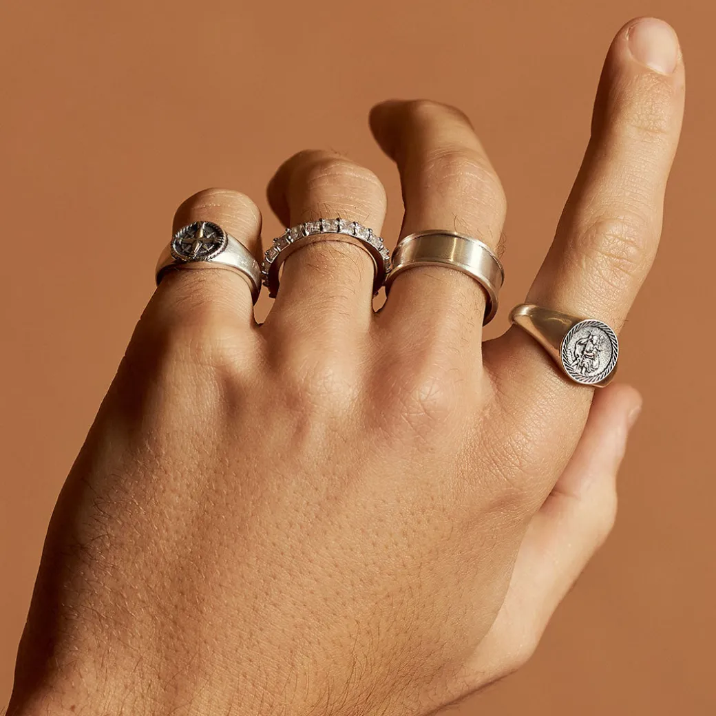 Silver St Christopher Ring