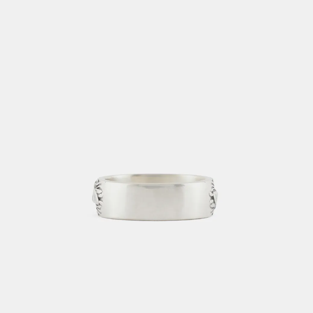 Silver Statue Band Ring