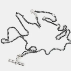Silver T Bar Necklace