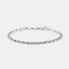 Silver Trademark Chain Link Bracelet