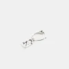 Silver Trademark Pendant Earring