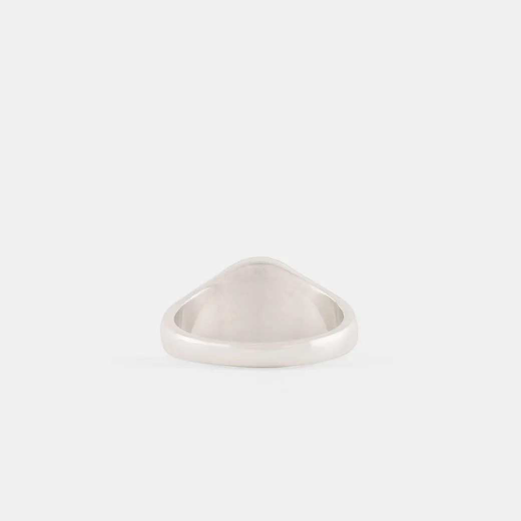 Silver Trademark Signet Ring