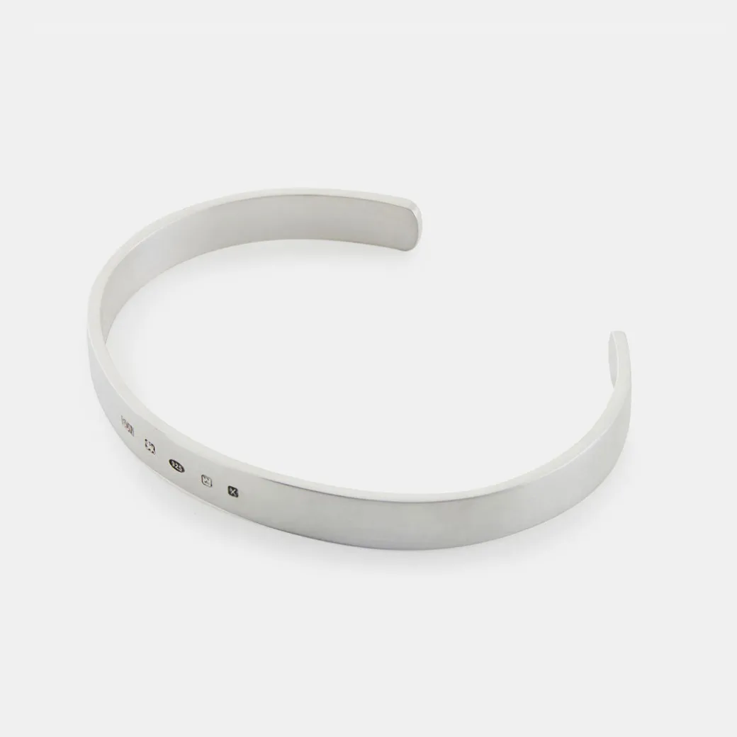 Silver Traditional Hallmark Bangle