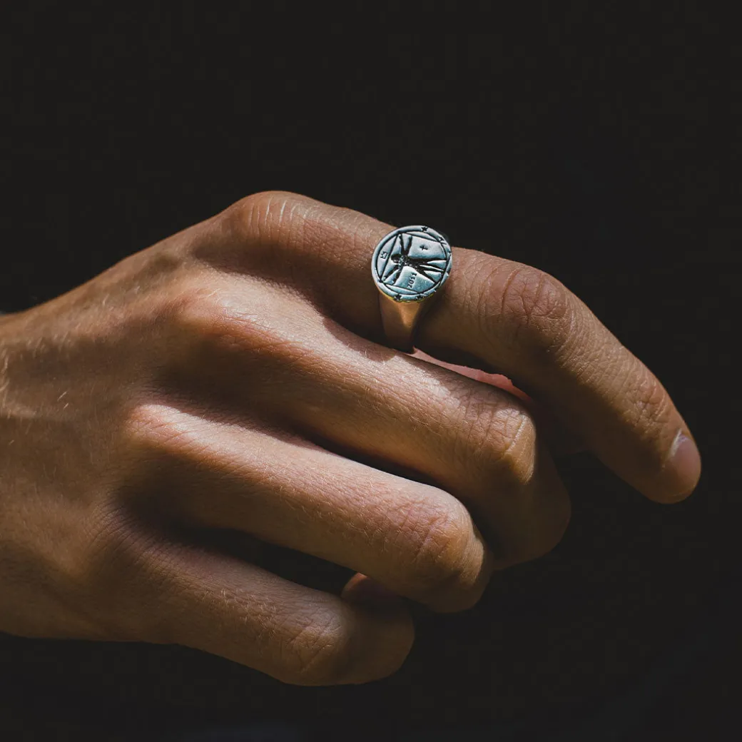 Silver Vitruvian Ring