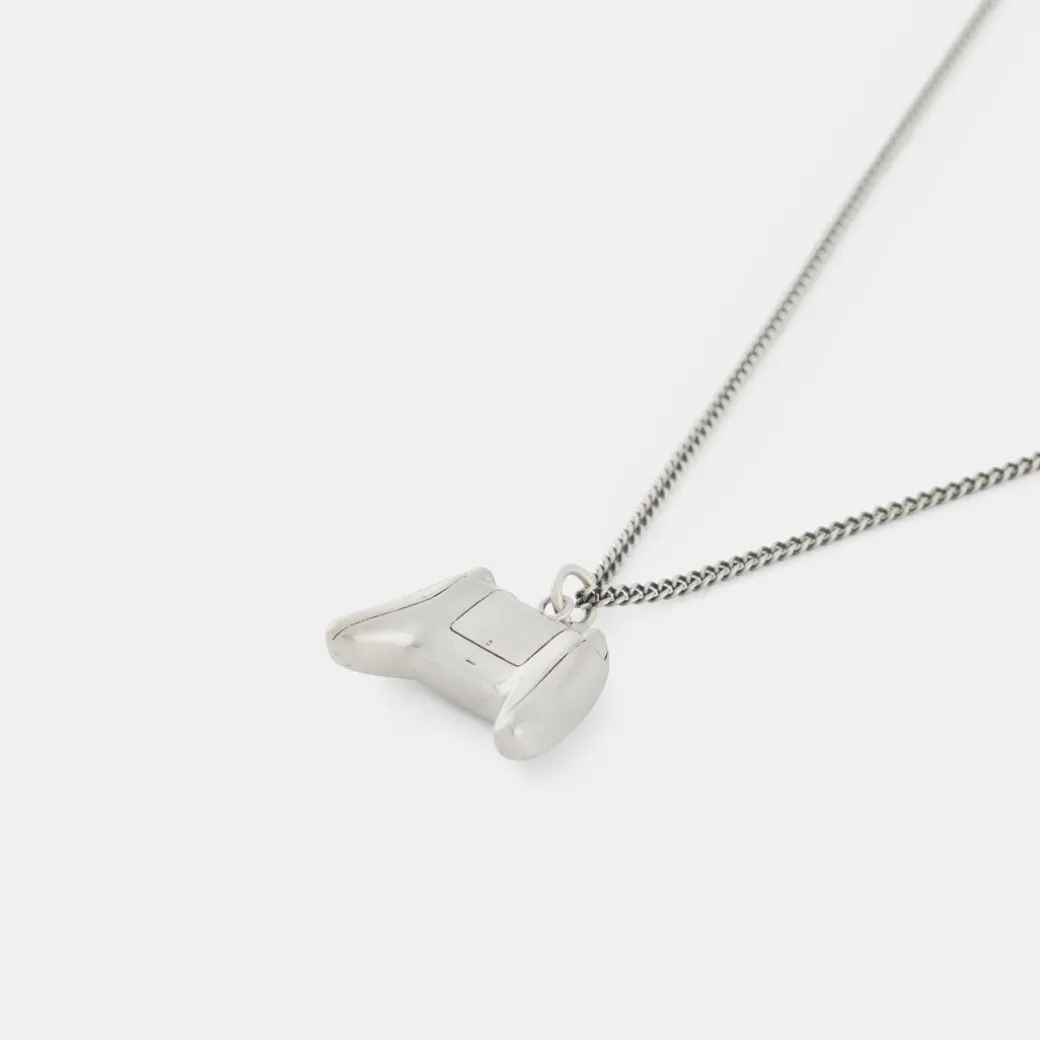 Silver Xbox Controller Necklace