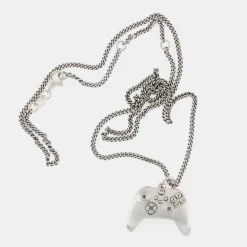 Silver Xbox Controller Necklace