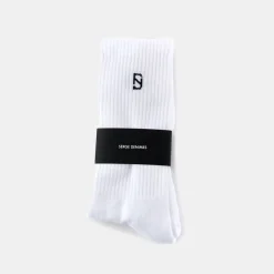 White Icon Socks